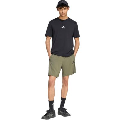 6. adidas Essentials 3-Streifen Chelsea Lite Webshorts für Herren, Olivgrün, KY4154