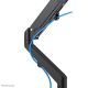 7. Neomounts DS70-700BL2 Monitorhalterung/Ständer 68,6 cm (27") Schreibtisch Schwarz
