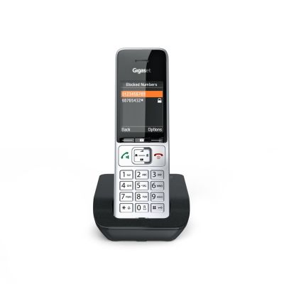 8. Gigaset 500 Comfort ECO DECT GAP CAT-iq silbernes schnurloses Telefon