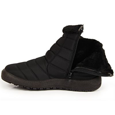 16. NEWS W EVE181A wasserdichte Schneestiefel mit Reißverschluss schwarz 