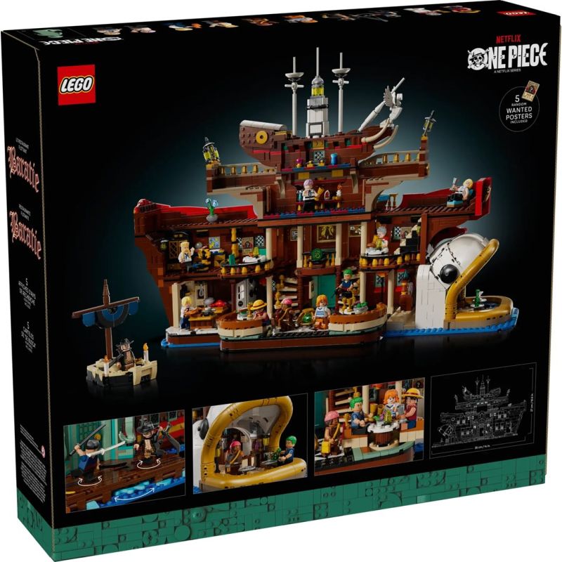 10. LEGO One Piece 75640 Baraties schwimmendes Restaurant