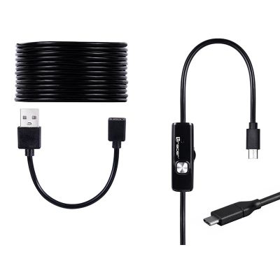 3. TRACER kabelgebundene Endoskopkamera 5 m 7 mm LED USB-C