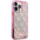 4. Guess, GUHCP14XLC4PSGP iPhone 14 Pro Max 6,7" rosa/rosa Hardcase Liquid Glitter 4G Transculent