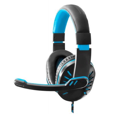 ESPERANZA KOPFHÖRER MIT MIKROFON FÜR GAMER CROW BLUE EGH330B