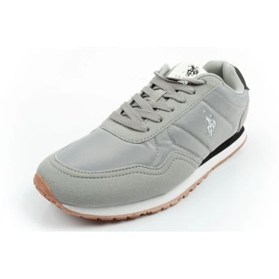 3. US Polo Assn Sportschuhe, Sneaker für Herren, modisch, bequem, grau