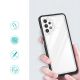 2. Klare 3in1 Hülle für Samsung Galaxy A72 4G Frame Gel Cover Schwarz