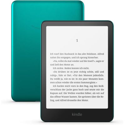 Amazon Kindle Paperwhite Signature Edition E-Reader mit Touchscreen, 32 GB Speicher, WLAN, Metallic-Grün