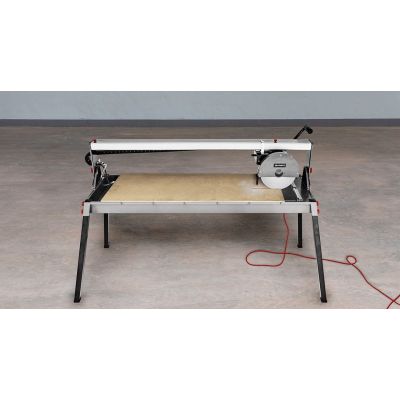 2. Graphit-Fliesenschneider 250 x 25 mm, 1500 W, Tischgröße 1230 x 460 mm, Schnittlänge 1200 mm