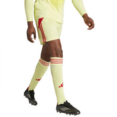 4. Herren adidas Tiro 24 Shorts gelb und rot JI6090