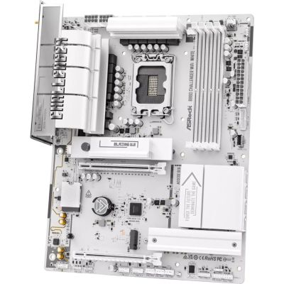 12. ASRock B860 Challenger WiFi Weiß Intel B860 LGA 1851 (Sockel V1) ATX