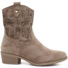 Damen-Ajour-Stiefeletten in Beige M.Daszyński MR2353-23