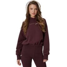Damen-Sweatshirt 4F F2175 dunkelbraun 4FWSS26TSWSF2175 80S