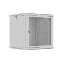 LANBERG 19" 12U 600X600 GRAUER WANDMONTIERTER RACK-SCHRANK MIT PERFORIERTEN TÜREN (FLAT PACK)