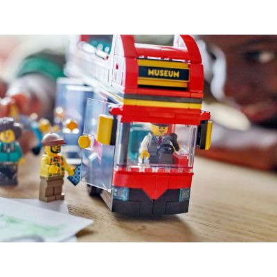 8. LEGO City 60407 Roter Doppeldeckerbus