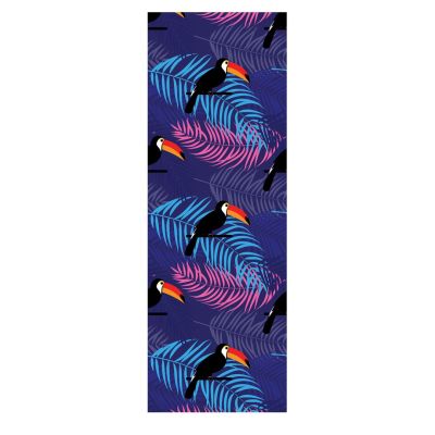 3. GRÜNBLAUER KLASSISCHER BEECHEN-DECKSTUHL MIT TUKAN-DRUCKMUSTER GB183 TOUCANS