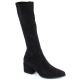 9. Sergio Leone W SK426 warm suede high-heeled boots, black