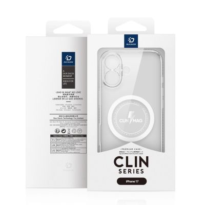 13. Dux Ducis Clin Mag Case für iPhone 17, kompatibel mit MagSafe, transparent