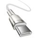 2. Baseus Cafule Metall-Netzteil 100W USB-C – USB-C-Kabel 2 m – Weiß