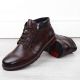 3. Rieker M RKR625 bequeme Lederstiefelette mit Wollfutter, braun