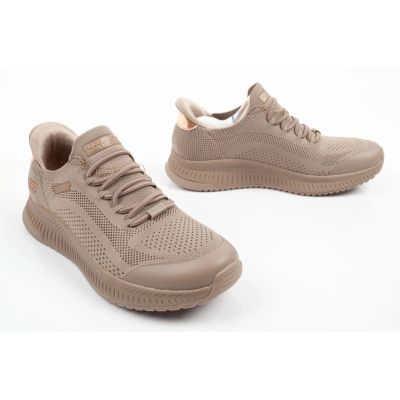 7. Skechers Damen Bobs Squad 4 Slip-In Sportschuhe