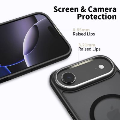 3. Tech-Protect MagEdge MagSafe Case für iPhone 17 Air - Mattschwarz