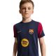 4. Nike FC Barcelona Strike Kinder-T-Shirt Marineblau und Burgunderrot II3237 401