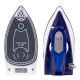 4. ELDOM DA50 900W Reisebügeleisen, blau, zum Trockenbügeln, mit Dampf 15 g/min, Dampf Boost 70 g/min