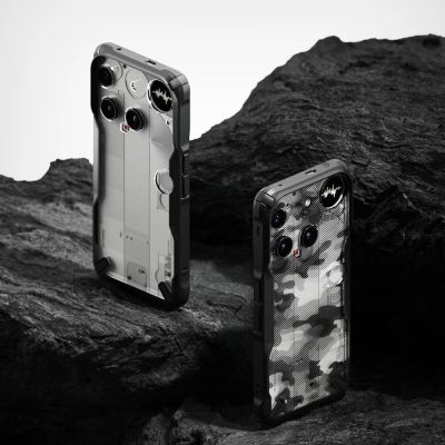 5. Ringke Fusion X Hülle für Nothing Phone 3 - Grau und Schwarz