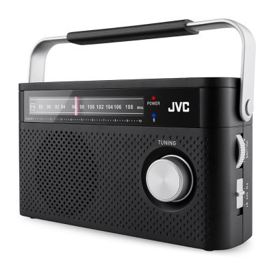 2. JVC Tragbares Radio RA-E315B Schwarz