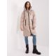2. Damen Winter Beige Steppjacke SUBLEVEL lang knielang (D50048X44518B3)