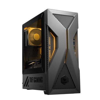 3. ASUS TUF Gaming T500 T500MV-07240H242W Intel Core 7 240H 32 GB DDR5-SDRAM 1 TB SSD NVIDIA GeForce RTX 5060 Ti Windows 11 Home Mini-Tower-PC Schwarz, Grau