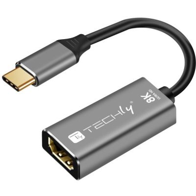 Techly Adapter USB-C auf HDMI 2.1 0,15m