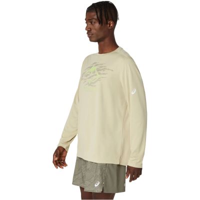 2. ASICS Fujitrail Logo LS Top 2011D391-300 Grün L