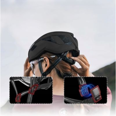 2. Rockbros Fahrradhelm 10110039012 schwarz L (58-62)