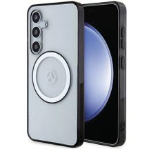 Mercedes gedrucktes Logo MagSafe-Hülle für Samsung Galaxy S24 – transparent