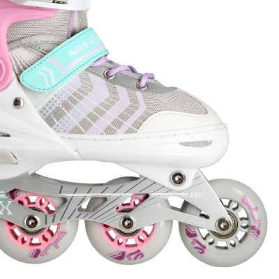 8. NH18192 4in1 PINK GRÖSSE S (29-33) ROLLERSKATING MIT HOCKEYÄRMEL NILS EXTREME