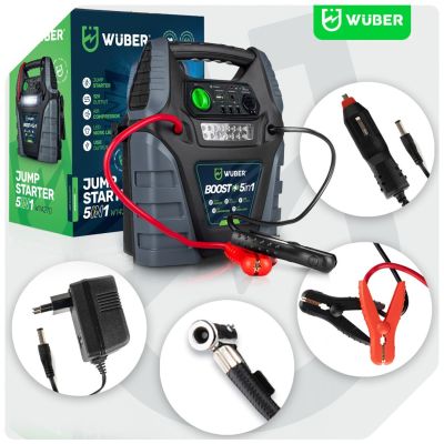 11. Boosterkompressor 5 in 1 mit Anlauffunktion W14270 WUBER