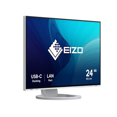 8. EIZO FlexScan EV2495-WT Monitor – 61,2 cm (24,1 Zoll) – 1920 x 1200 Pixel – WUXGA – LED – 5 ms – Weiß