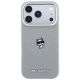 3. Karl Lagerfeld Point & Choupette Sketch MagSafe Hülle für iPhone 18 Pro / 17 Pro – Grau