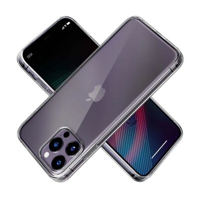 2. iPhone 14 Pro Silikonhülle aus der 3mk Clear Case Serie - transparent
