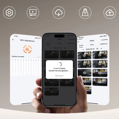 7. Baseus PrimeTrip VD1 Pro Auto-DVR 4K+1080p mit Akku – Schwarz