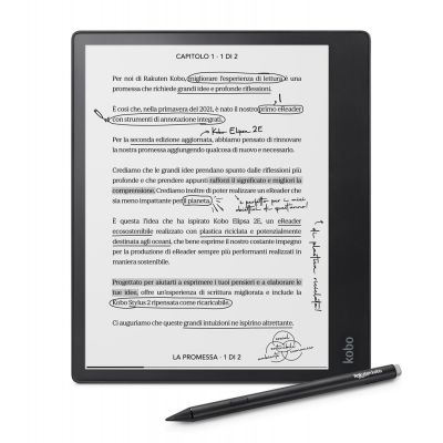 21. Kobo Elipsa 2E 10,3" 32GB Wi-Fi Schwarzer E-Book-Reader