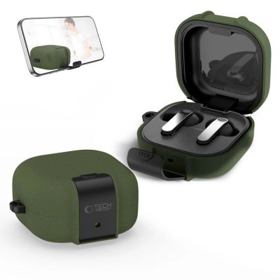 3. Tech-Protect Slim Hook Case für Samsung Galaxy Buds 4 / 4 Pro – Grün