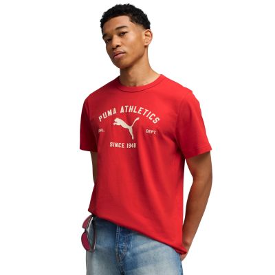 Puma Class Graphic Tee Herren-T-Shirt rot 692226 11