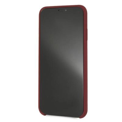 6. Mercedes Silicone Line Case für iPhone Xs Max - Rot