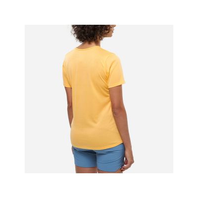 4. MILLET Wanaka Light Ts Ss W Gelbes Damen-T-Shirt