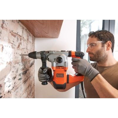 7. Black & Decker BEHS03K 900 U/min SDS Plus Schwarz, Orange