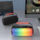 5. Dudao Y21 Kabelloser Lautsprecher mit RGB-Hintergrundbeleuchtung, Bluetooth 5.3 – Schwarz