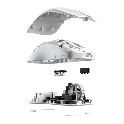 3. Glorious Series 2 PRO Kabellose Gaming-Maus – Weiß