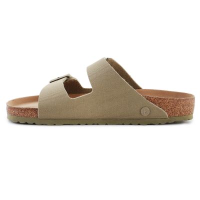 9. Birkenstock Rivet Logo Vegan Canvas Faded M 1023958 Pantoletten